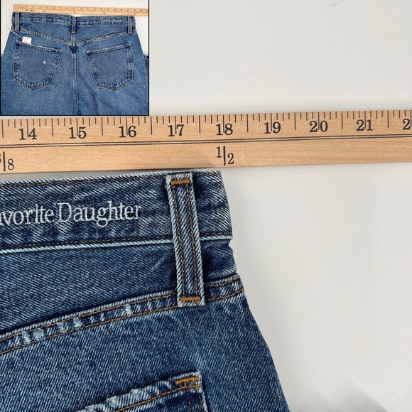 Favorite Daughter (29 NWT) the Tommy Boston - Low Slung Straight Jeans - Picture 7 of 8